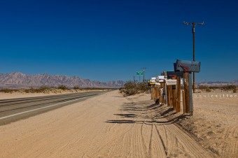 Mail Boxes in the Desert, California - Paul Reiffer - Professional London Landscape Photographer
