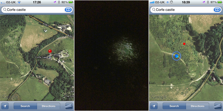 Google Maps and head torch to Corfe Castle, Dorset - Paul Reiffer, Professional Photographer Google Maps and head torch to Corfe Castle, Dorset - Paul Reiffer, Professional Photographer